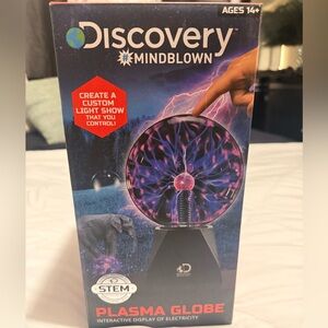 Discovery Purple & Black Plasma Globe Light Sphere